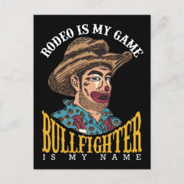 Rodeo Clown Rodeo är mitt spel Bullfighter min Nam Vykort