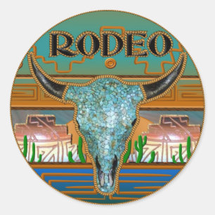 Rodeo Concho Stickers Runt Klistermärke