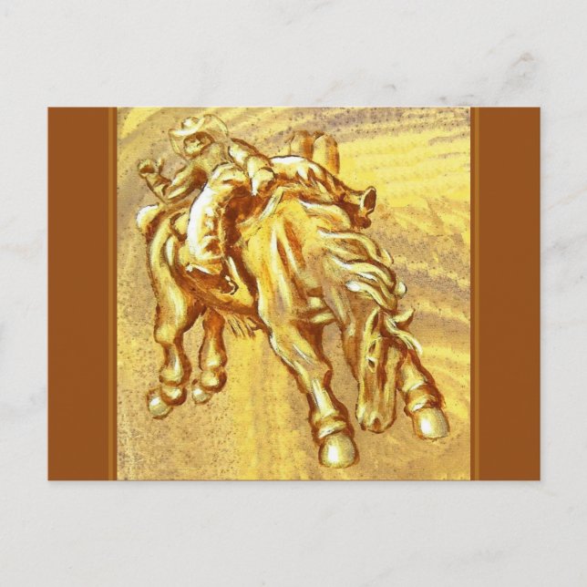 Rodeo Cowboy av Mark Edward Westerfield Vykort (Framsida)