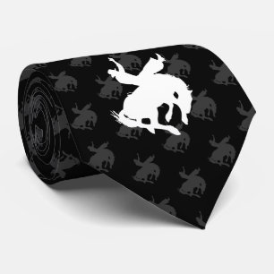 Rodeo Cowboy Black Slips