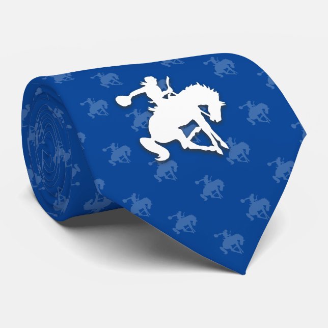 Rodeo Cowboy | Djupblå Slips (Rullad)