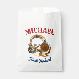 Rodeo Cowboy Födelsedagsfest Favor Bag