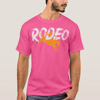 Rodeo Cowboy Häst Ridning Western T Shirt