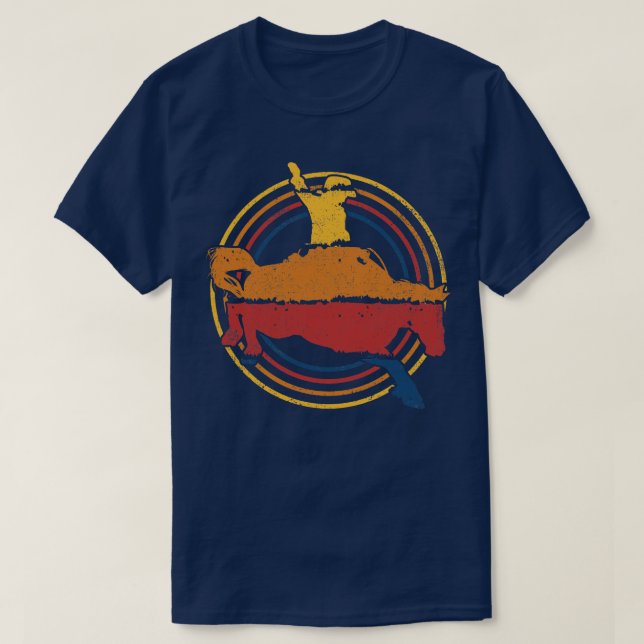 Rodeo Cowboy Horse Riding 2 T Shirt (Design framsida)