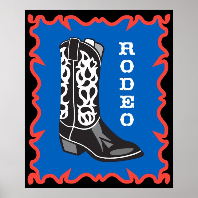 Rodeo Cowboy Poster (Framsidan)