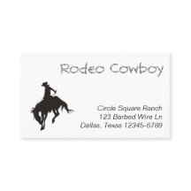 Rodeo Cowboy Silhuett