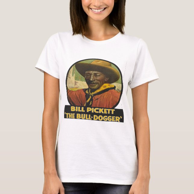 Rodeo Cowboy Steer Wrestling Bull Dogging Shirt Tee Shirt (Framsida)
