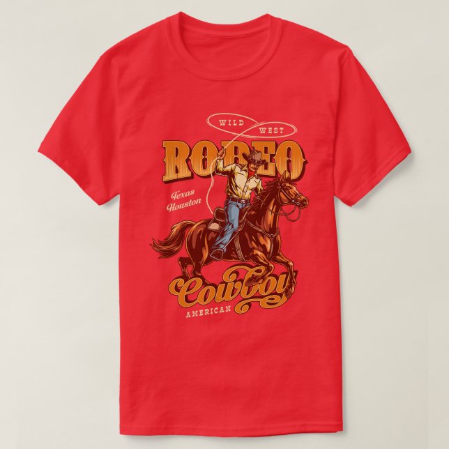 Rodeo Cowboy T Shirt (Design framsida)