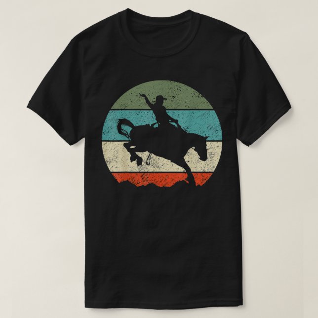 Rodeo Cowboy Western  T Shirt (Design framsida)