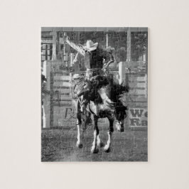 Rodeo Cowboys Bucking Horse 8 sekunder till poäng Pussel
