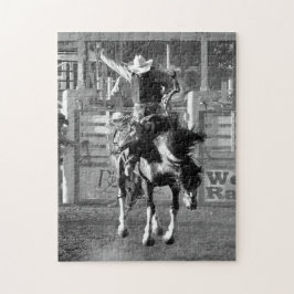 Rodeo Cowboys Bucking Horse 8 sekunder till poäng Pussel