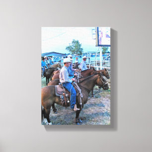 Rodeo Cowboys Canvastryck