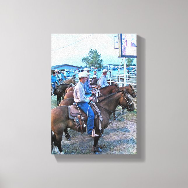 Rodeo Cowboys Canvastryck (Framsida)