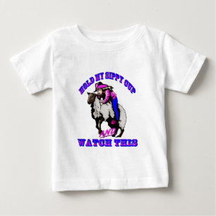 Rodeo Cowgirl Mutton Bustin’ Sippy Watch this this Tröja
