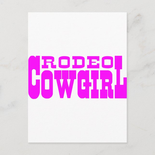 RODEO COWGIRL VYKORT (Framsida)