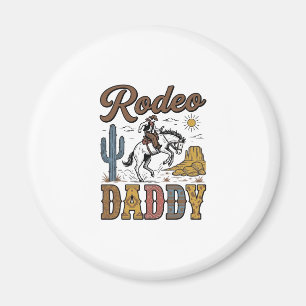 Rodeo Daddy Vintage Western Cowboy Shirtsdesign_1 Magnet