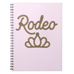 Rodeo Drottning Country Western Tiara Krona Anteckningsbok