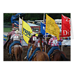 Rodeo Entry Parad Hälsningskort