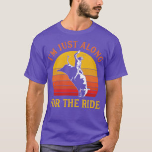 Rodeo Funny Bull Riding CowboyWestern Rodeo Älskar T Shirt