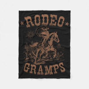 Rodeo Gramps Western Cowboyfamilj som matchar Far Fleecefilt