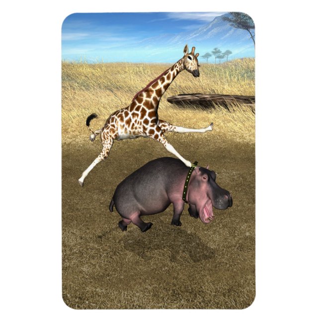 Rodeo Hippo Magnet (Vertikal)