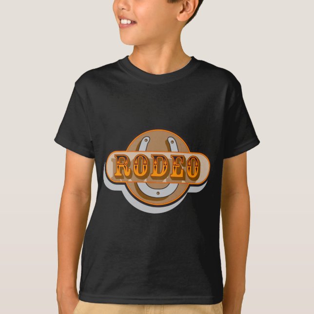 Rodeo Horseshoe Tee Shirt (Framsida)