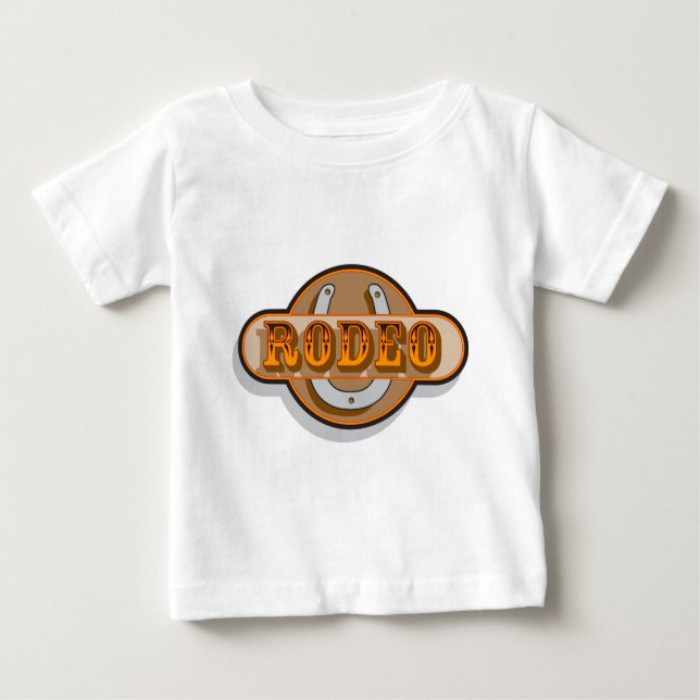 Rodeo Horseshoe Tee Shirt (Framsida)