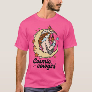 Rodeo Howdy Western Söt Cowboy Cowgirl Rymd Kosmos T Shirt