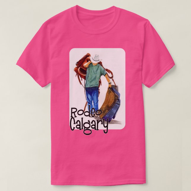 Rodeo i Calgary T Shirt (Design framsida)