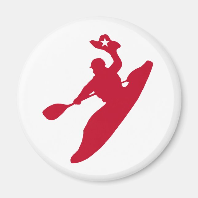 Rodeo Kayak Magnet (Framsidan)