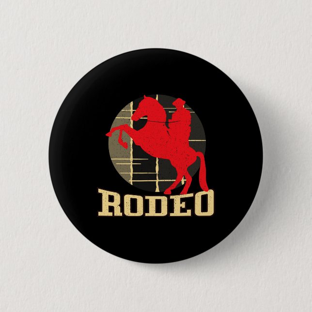 Rodeo Land Cowboys Horse  Vinta Knapp (Framsida)