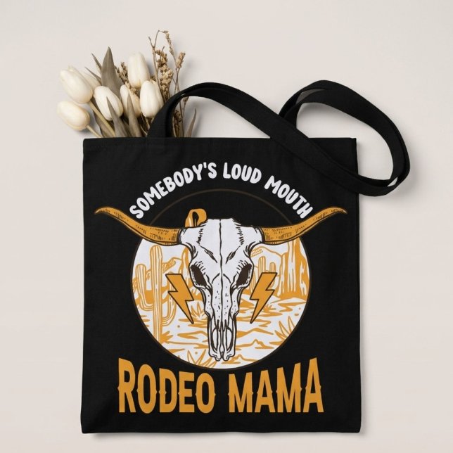Rodeo Mama | Västerländsk mors dag unik Tygkasse (Skapare uppladdad)