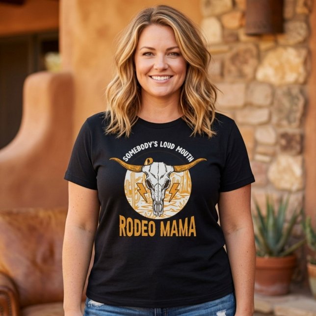 Rodeo Mama | Western unik Mors dag T Shirt (Skapare uppladdad)
