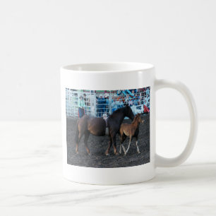 Rodeo Mare and Foal Kaffemugg
