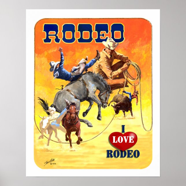 Rodeo Montage Poster (Framsidan)