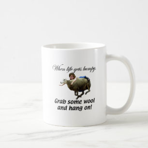 Rodeo - Mutton Bustin - hastigt grepp någon ull Kaffemugg