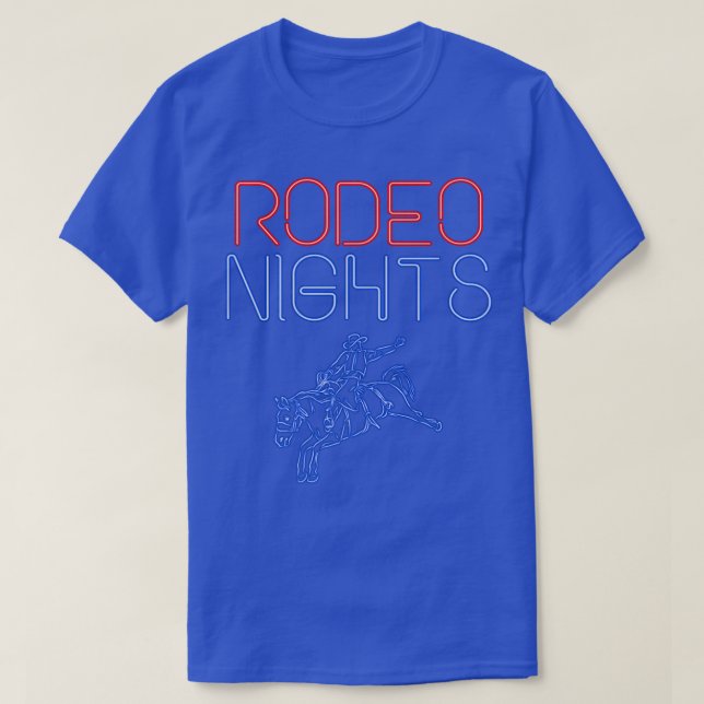 Rodeo NightsCountry Southern Western674 T Shirt (Design framsida)