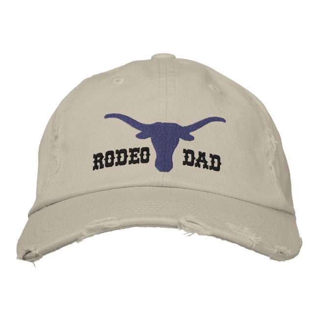 Rodeo Pappa Broderad Keps (Framsida)