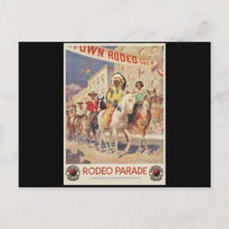 Rodeo Parad Montana Wyoming Vykort