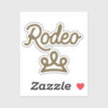 Rodeo Princess Land Westerna Tiara Krona Klistermärken<br><div class="desc">Rodeo Princess Land Westerna Tiara Krona</div>