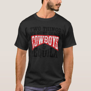 Rodeo Retro Two Sak vi inte chase Cowboys och T Shirt