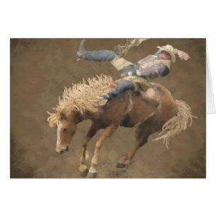 Rodeo Rider Hälsningskort