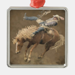 Rodeo Rider Julgransprydnad Metall