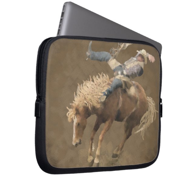 Rodeo Rider Laptop Sleeve (Framsidan Höger)