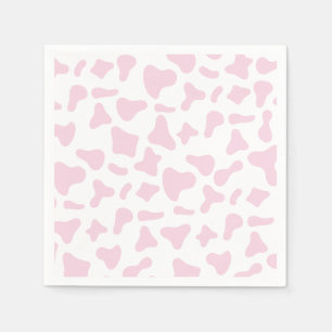 Rodeo Rosa Ko Print Western Födelsedag Pappersservett