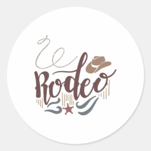 Rodeo Runt Klistermärke