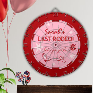 Rodeo SÄLLSKAPSDAM- festskylt Dartboard Darttavla