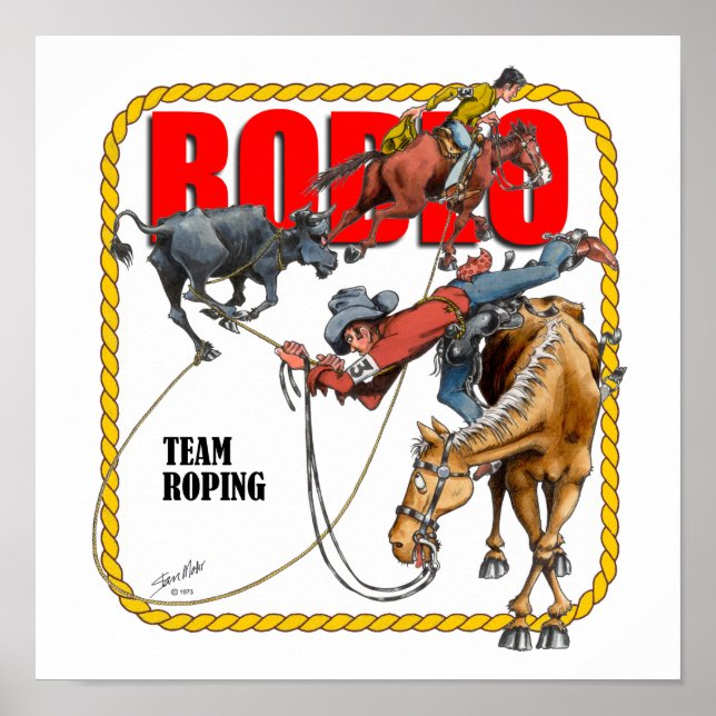 Rodeo Team Ropers Poster (Framsidan)