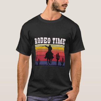 Rodeo Time Cow Horse Lasso Rodeo Time T Shirt