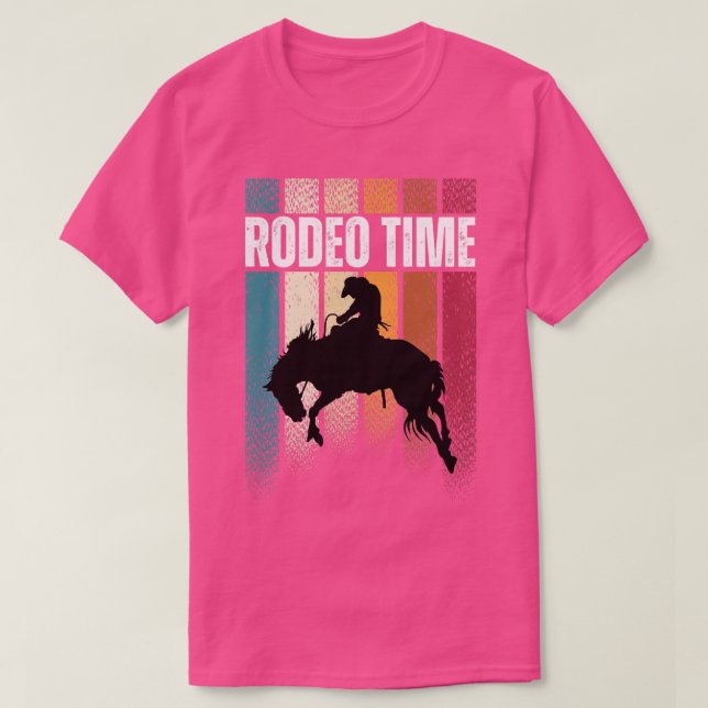 Rodeo Time Western Cowboy 1 T Shirt (Design framsida)